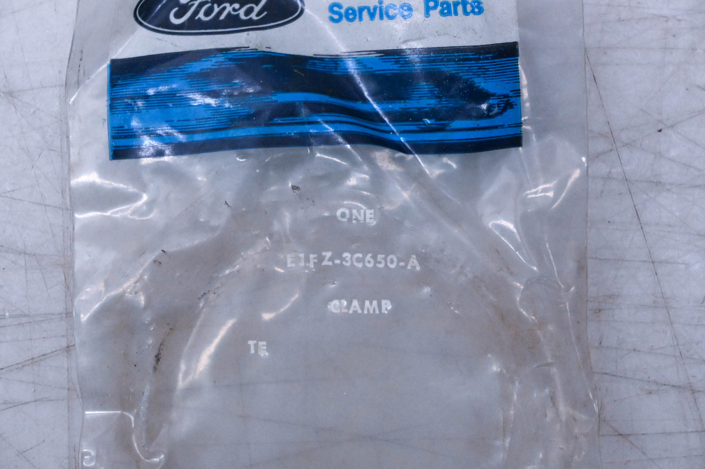 New OEM Ford E1FZ-3C650-A Steering Gear Boot Clamp NOS
