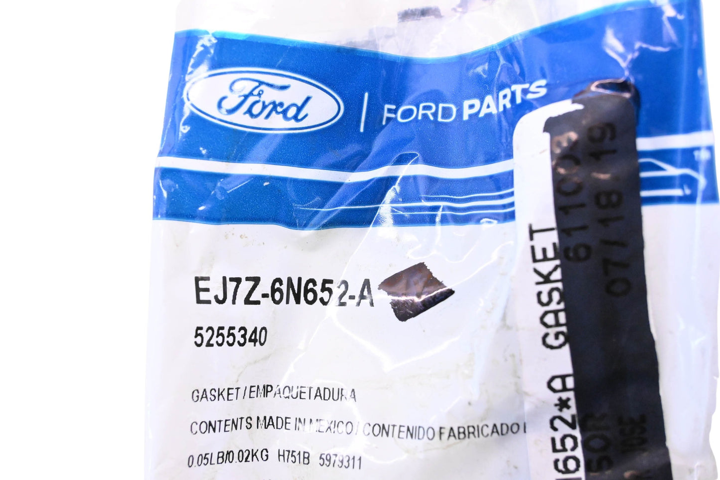 New OEM Ford EJ7Z-6N652-A, 5255340 Oil Return Tube Gasket NOS