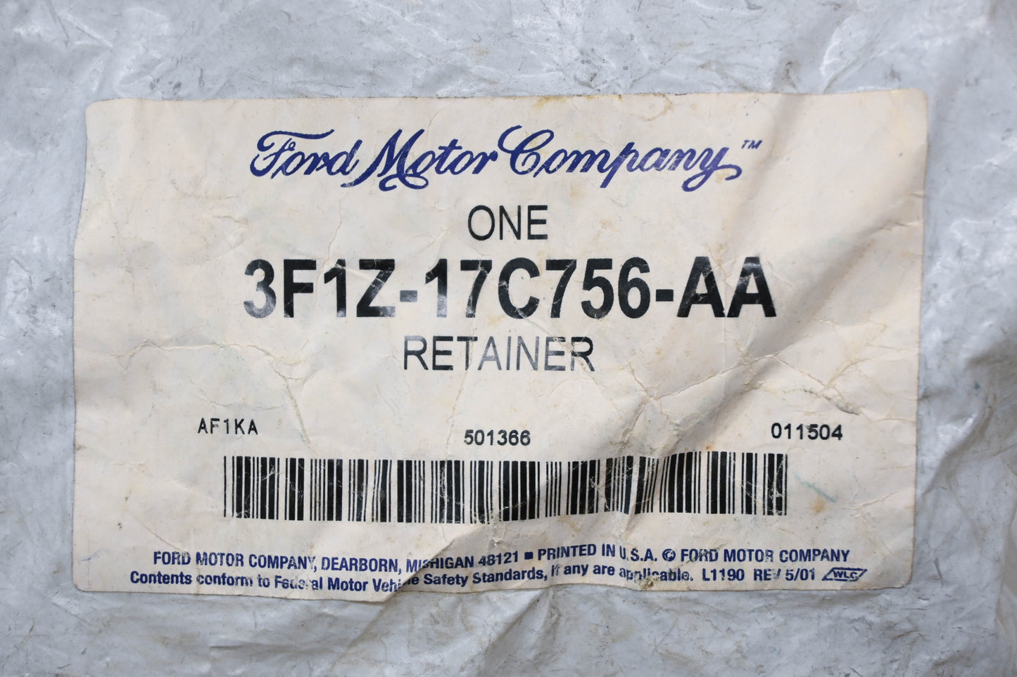 New OEM Ford 3F1Z-17C756-AA Hardware Kit NOS
