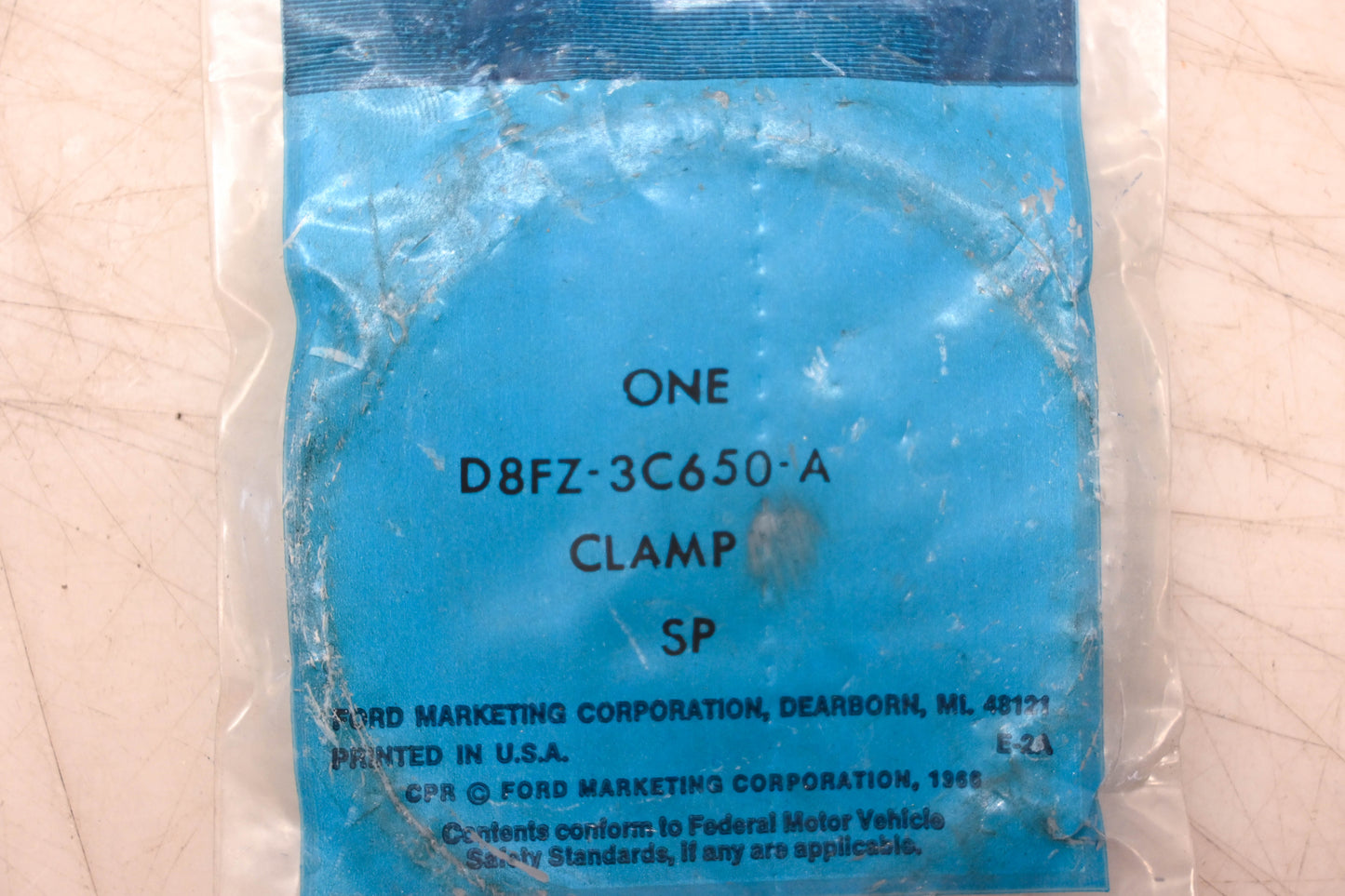 New OEM Ford D8FZ-3C650-A Steering Gear Boot Clamp NOS