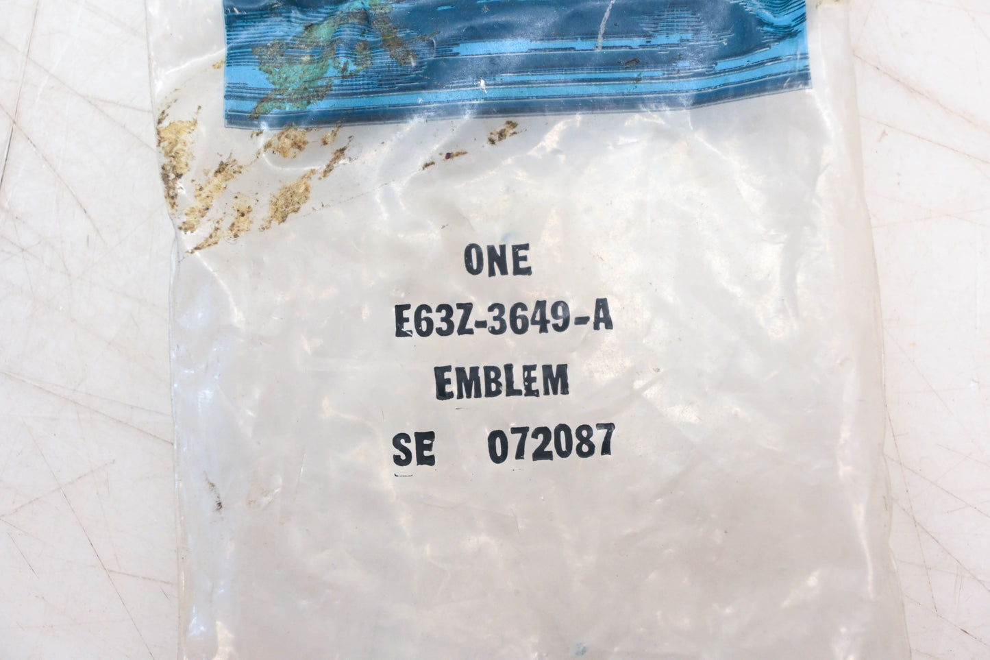 New OEM Ford E63Z-3649-A Steering Wheel Emblem NOS