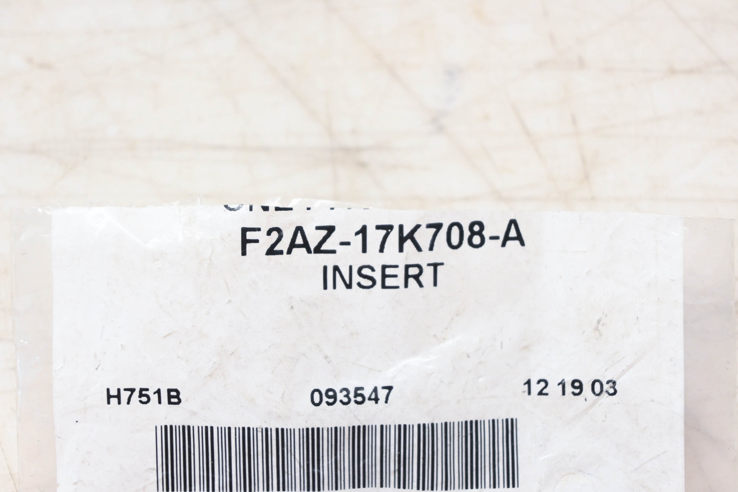 New OEM Ford F2AZ-17K708-A Side Mirror T-Cross Insert NOS