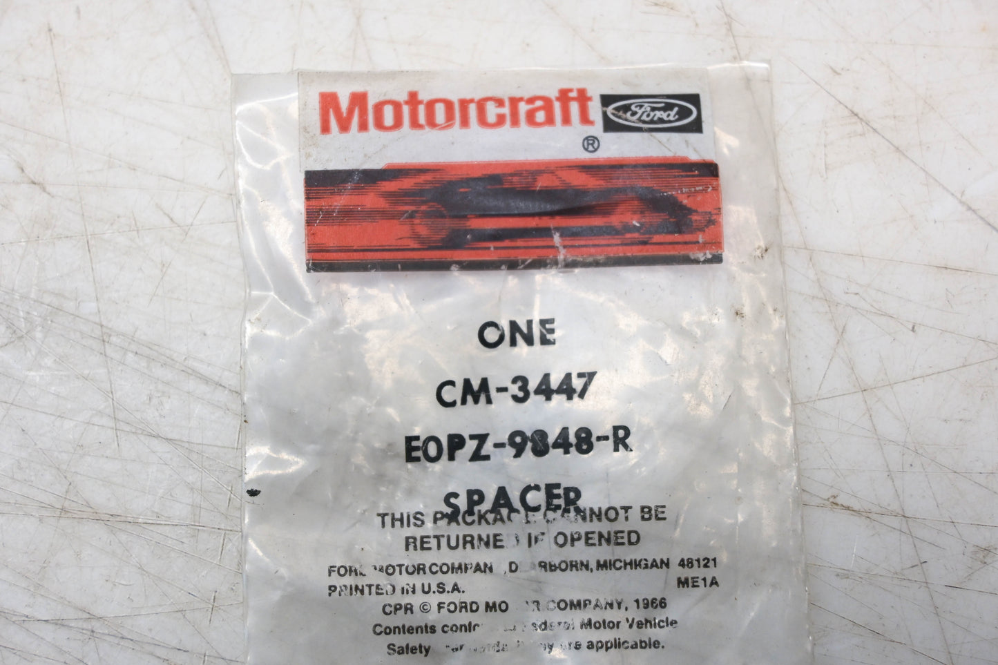 New OEM Motorcraft CM-3447, E0PZ-9848-R Spacer NOS