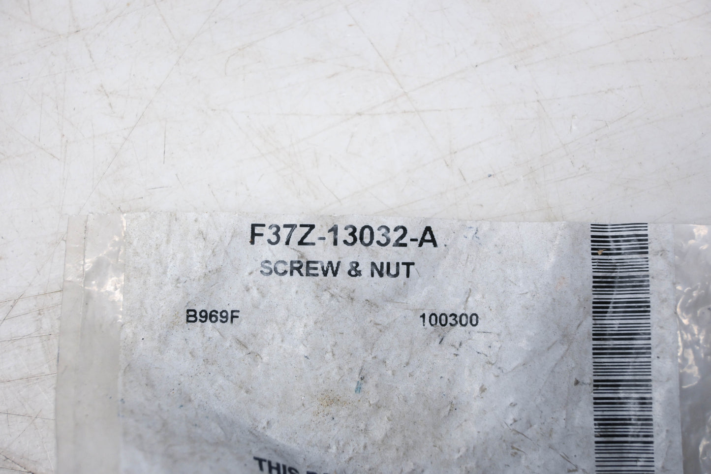 New OEM Ford F37Z-13032-A Headlamp Screw & Nut Assembly NOS