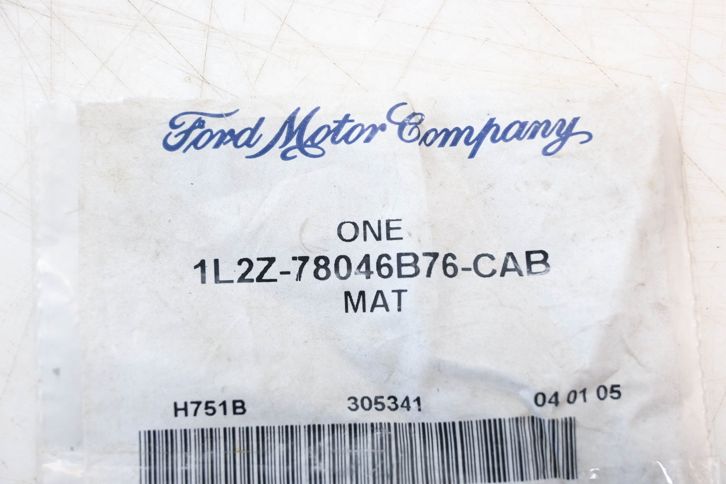 New OEM Ford 1L2Z-78046B76-CAB Front Center Console Panel Mat NOS