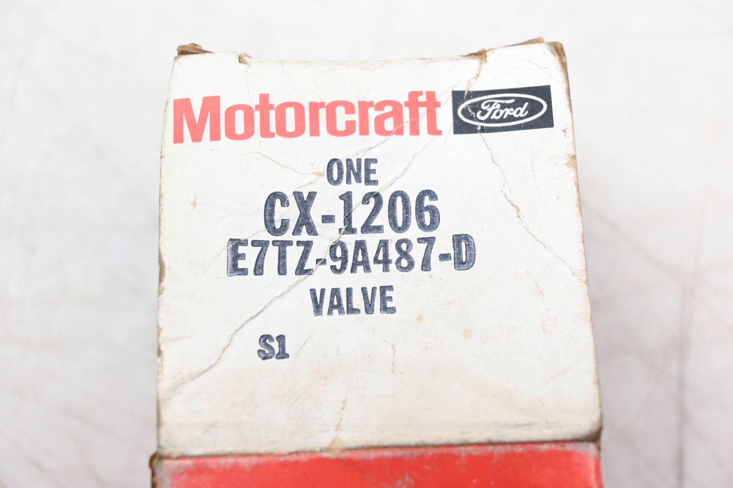 New OEM Motorcraft CX-1206, E7TZ-9A487-D Air Pump Check Valve Assembly NOS