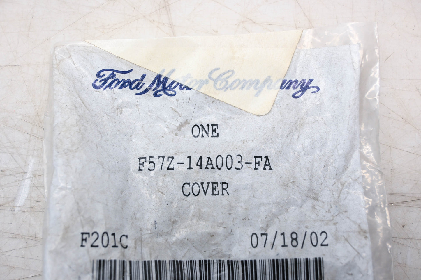 New OEM Ford F57Z-14A003-FA Fuse Relay Panel Cover NOS