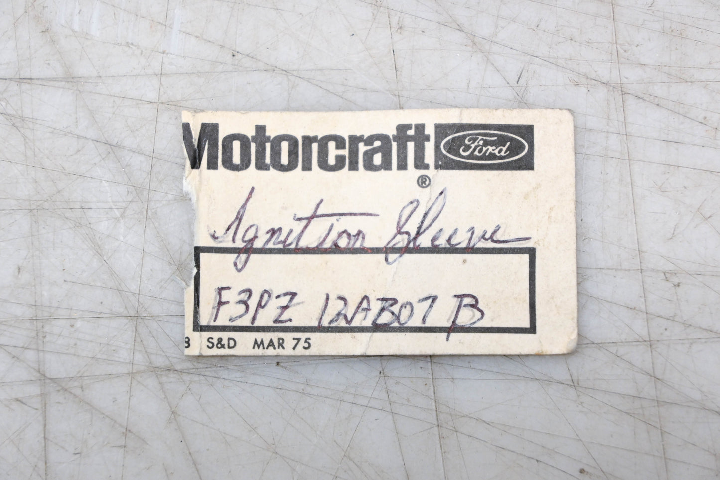 New OEM Ford F3PZ-12AB07-B Ignition Sleeve NOS