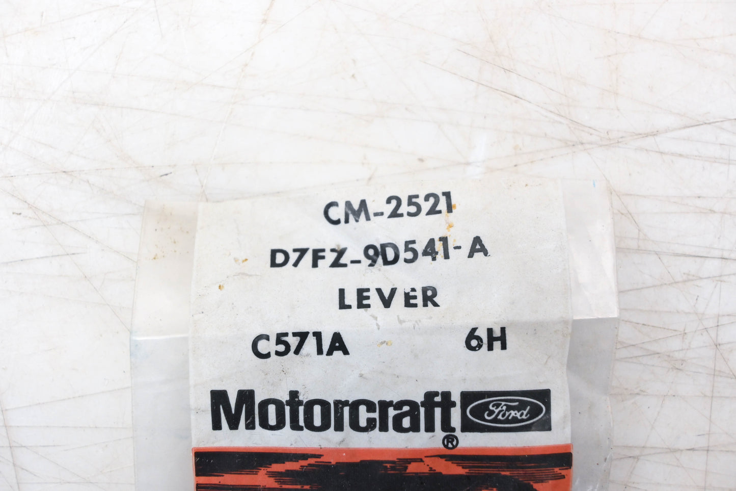 New OEM Motorcraft CM-2521, D7FZ-9D541-A Lever NOS
