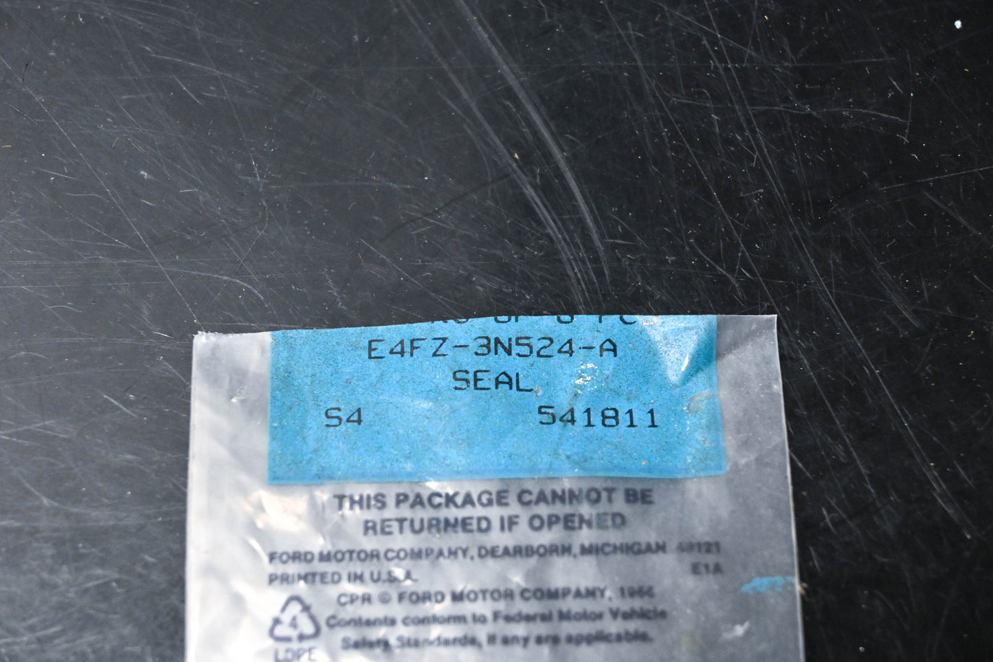 New OEM Ford E4FZ-3N524-A Power Steering Cylinder Tube Seals Qty 3 NOS