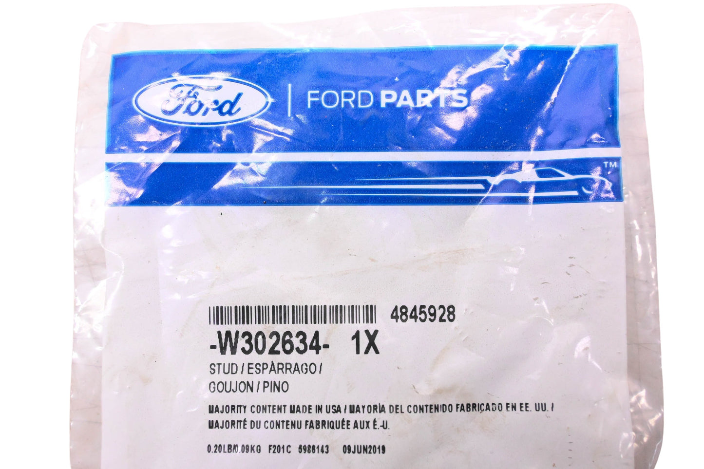 New OEM Ford W302634 Stud NOS