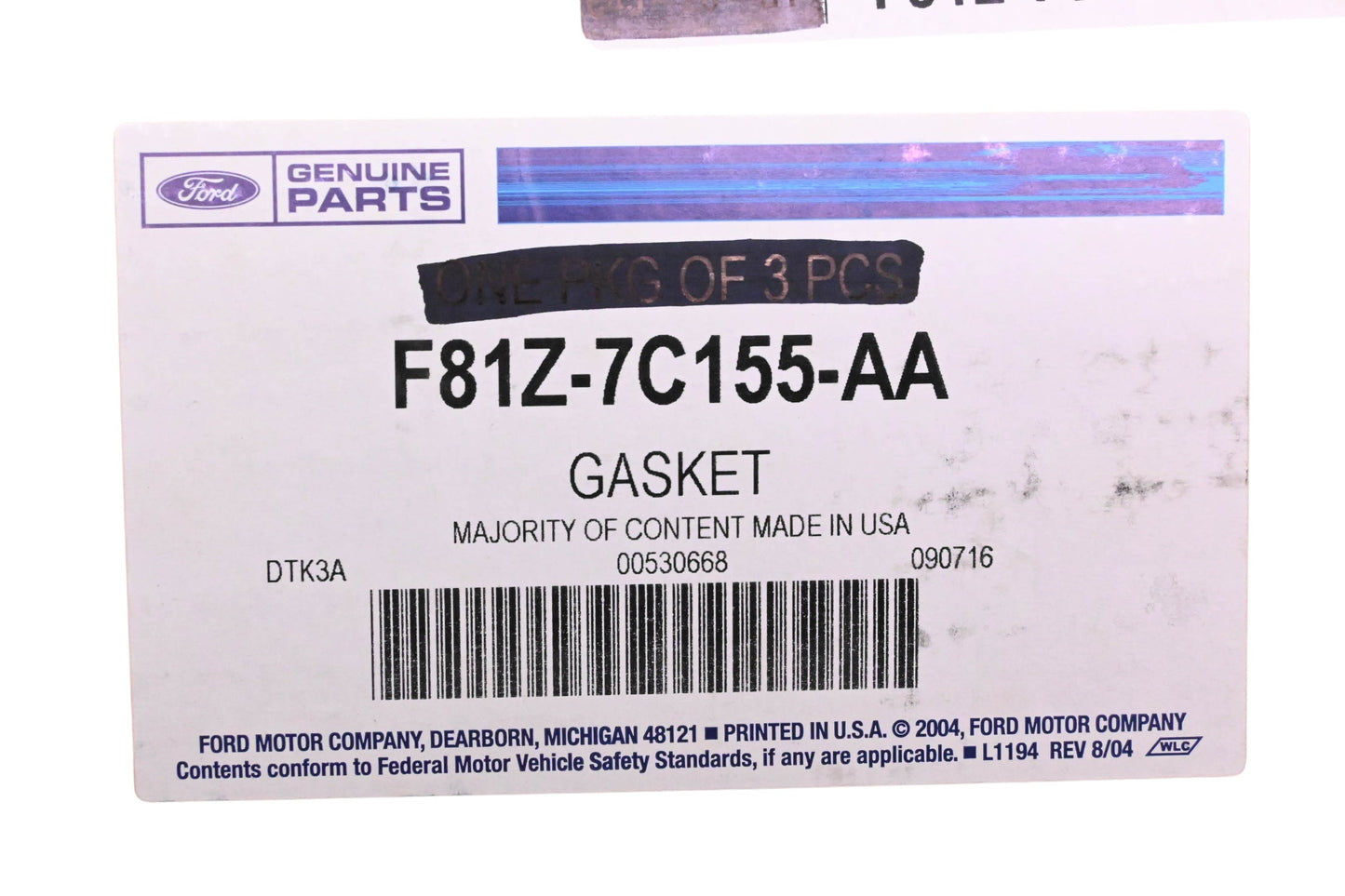 New OEM Ford F81Z-7C155-AA Automatic Transmission Spacer Plate Gasket NOS