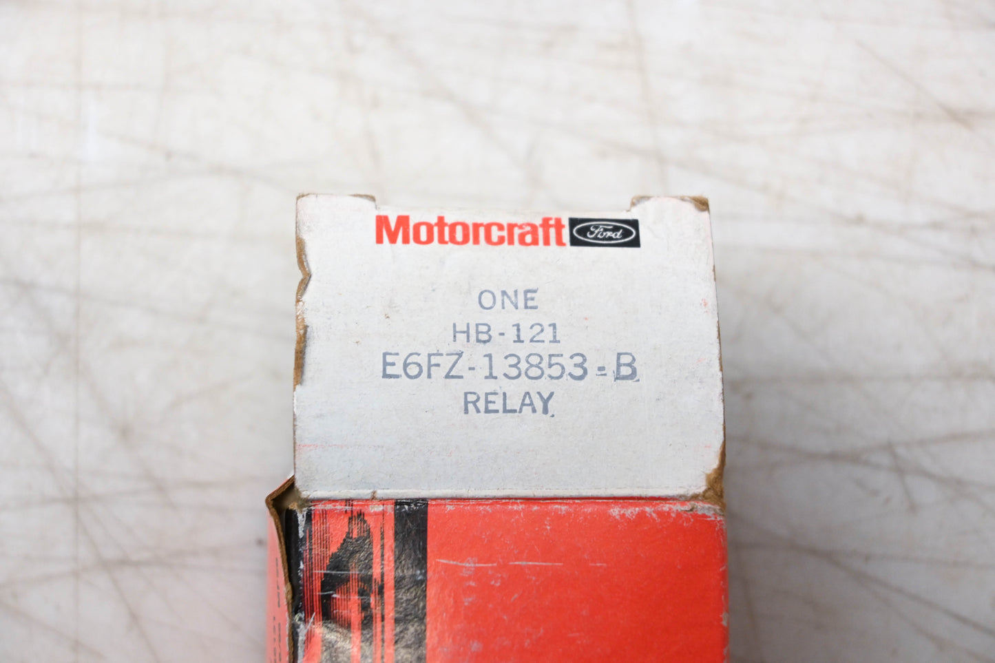 New OEM Motorcraft HB-121, E6FZ-13853-B Horn Relay & Bracket Assembly NOS