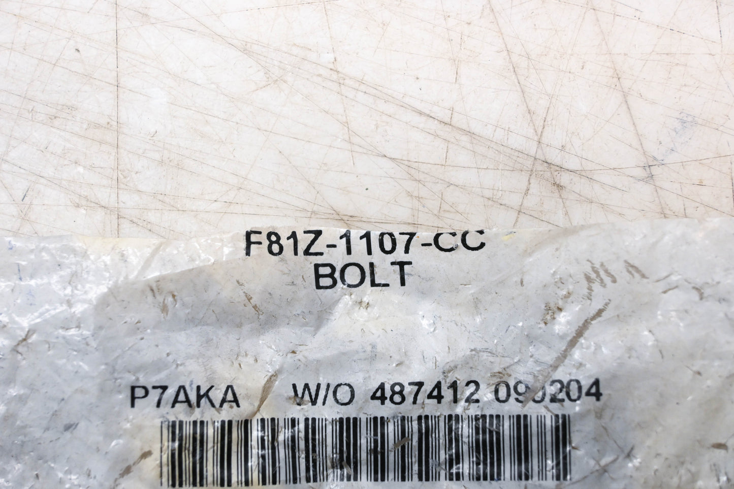 New OEM Ford F81Z-1107-CC Disc Brake Caliper Mount Bracket Bolt NOS