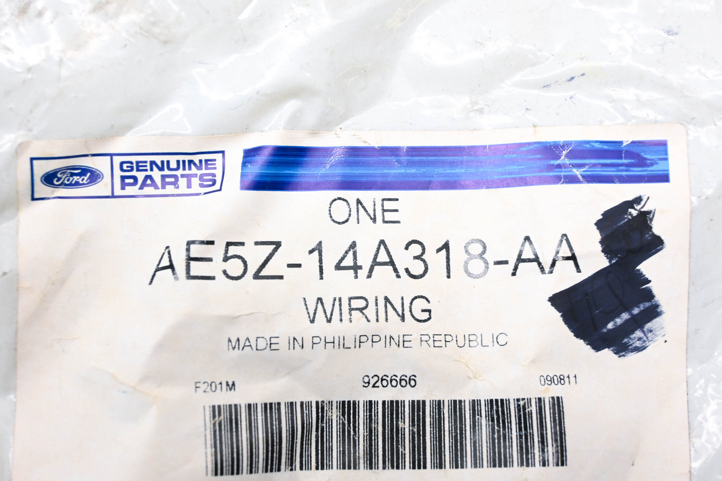 New OEM Ford AE5Z-14A318-AA Wiring Assembly NOS