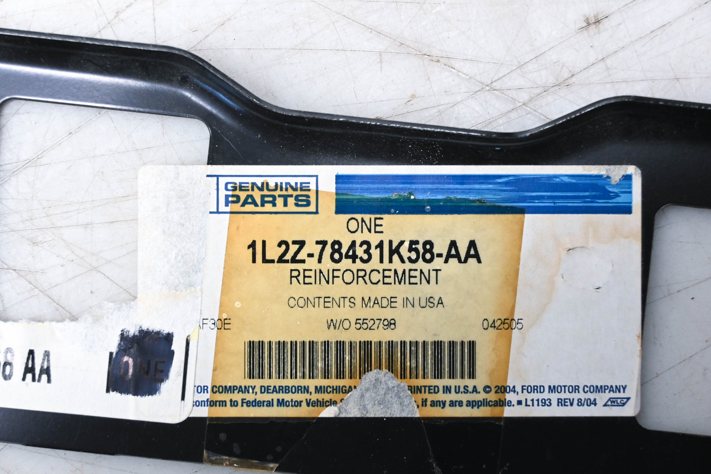 New OEM Ford 1L2Z-78431K58-AA Tailgate Hatch Handle Reinforcement NOS
