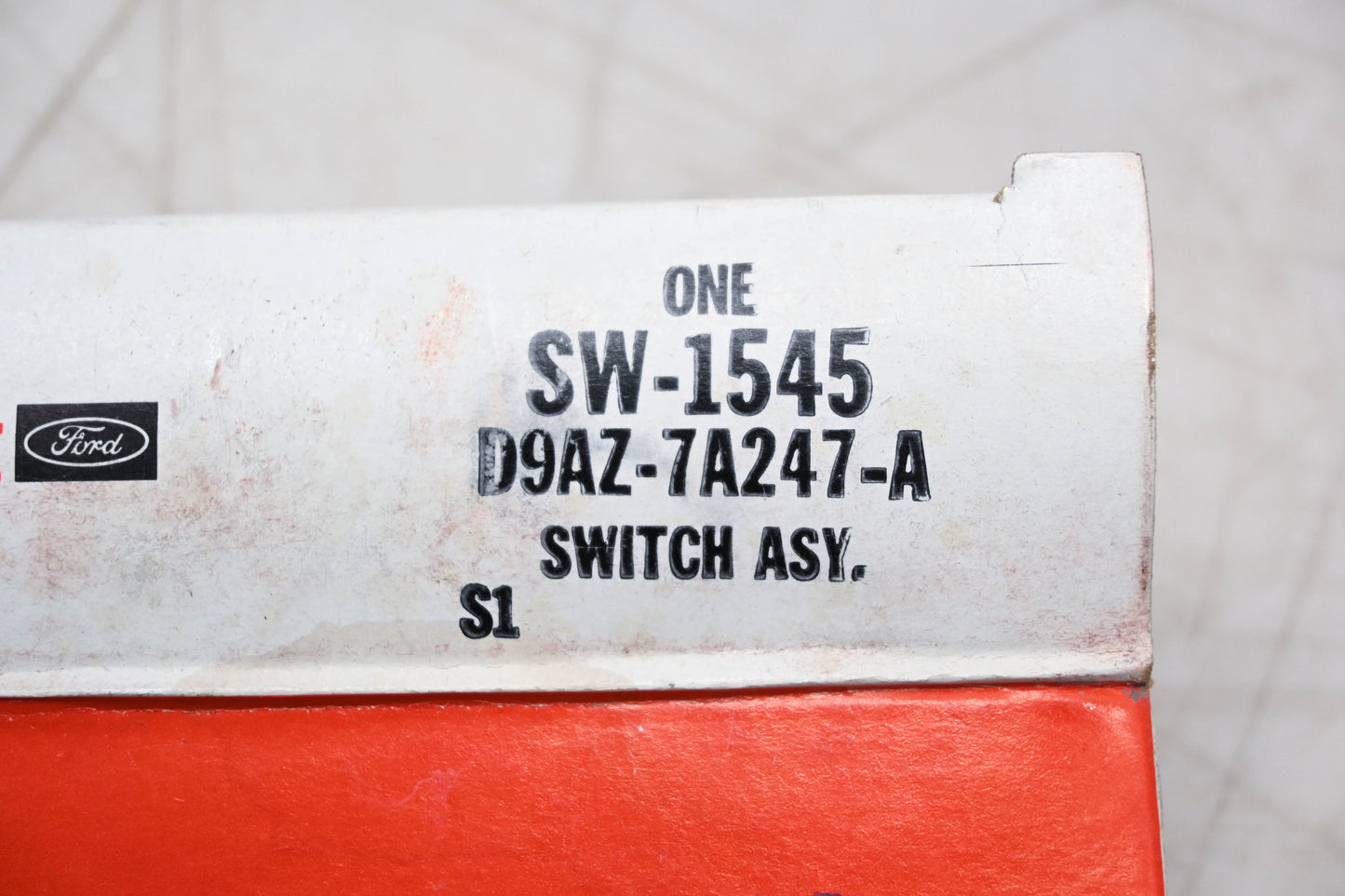 New OEM Motorcraft SW-1545, D9AZ-7A247-A Neutral Safety Switch Assembly NOS