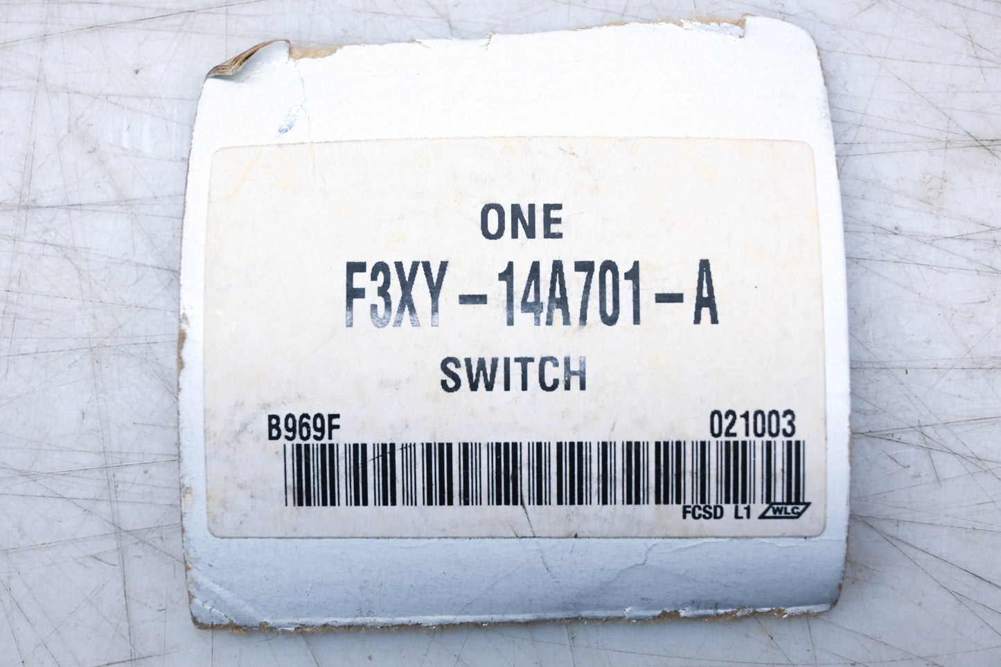New OEM Ford F3XY-14A701-A Power Seat Switch Assembly NOS
