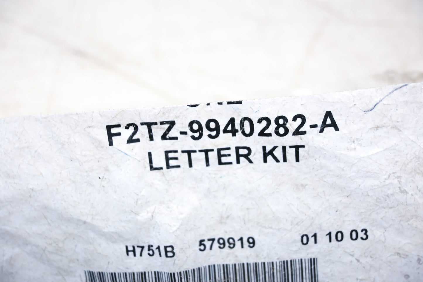New OEM Ford F2TZ-9940282-A Ford Letter Kit NOS