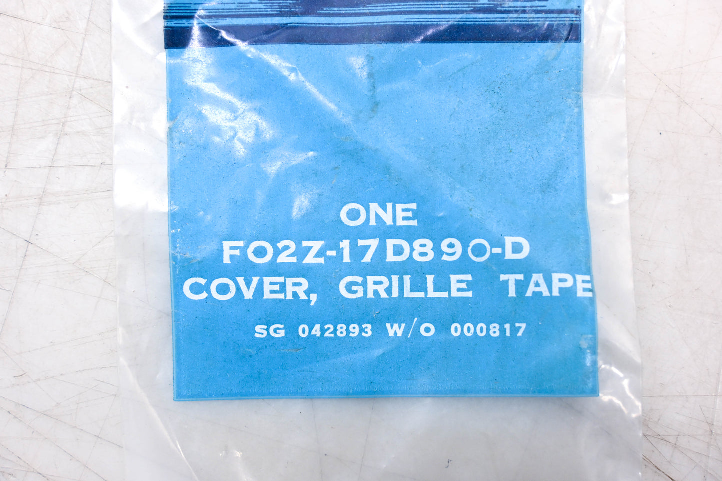 New OEM Ford F02Z-17D890-D Grille Tap Cover NOS
