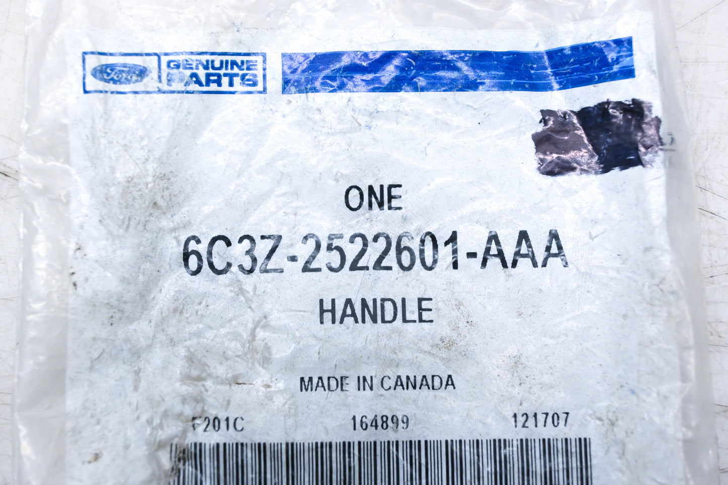 New OEM Ford 6C3Z-2522601-AAA Interior Door Handle Assembly NOS