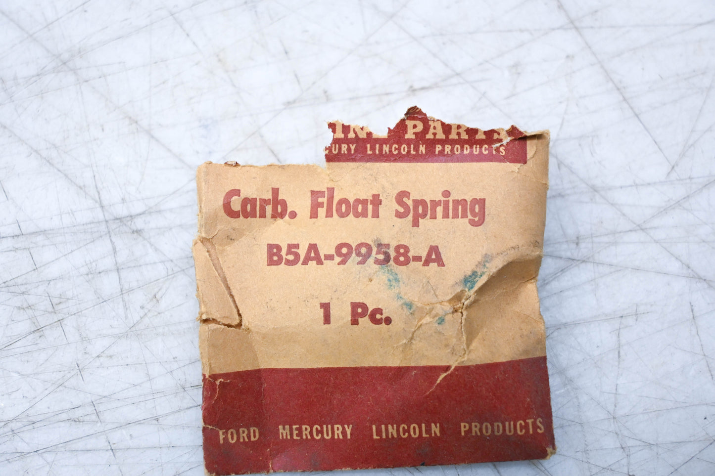 FoMoCo B5A-9958-A Carburetor Float Spring NOS