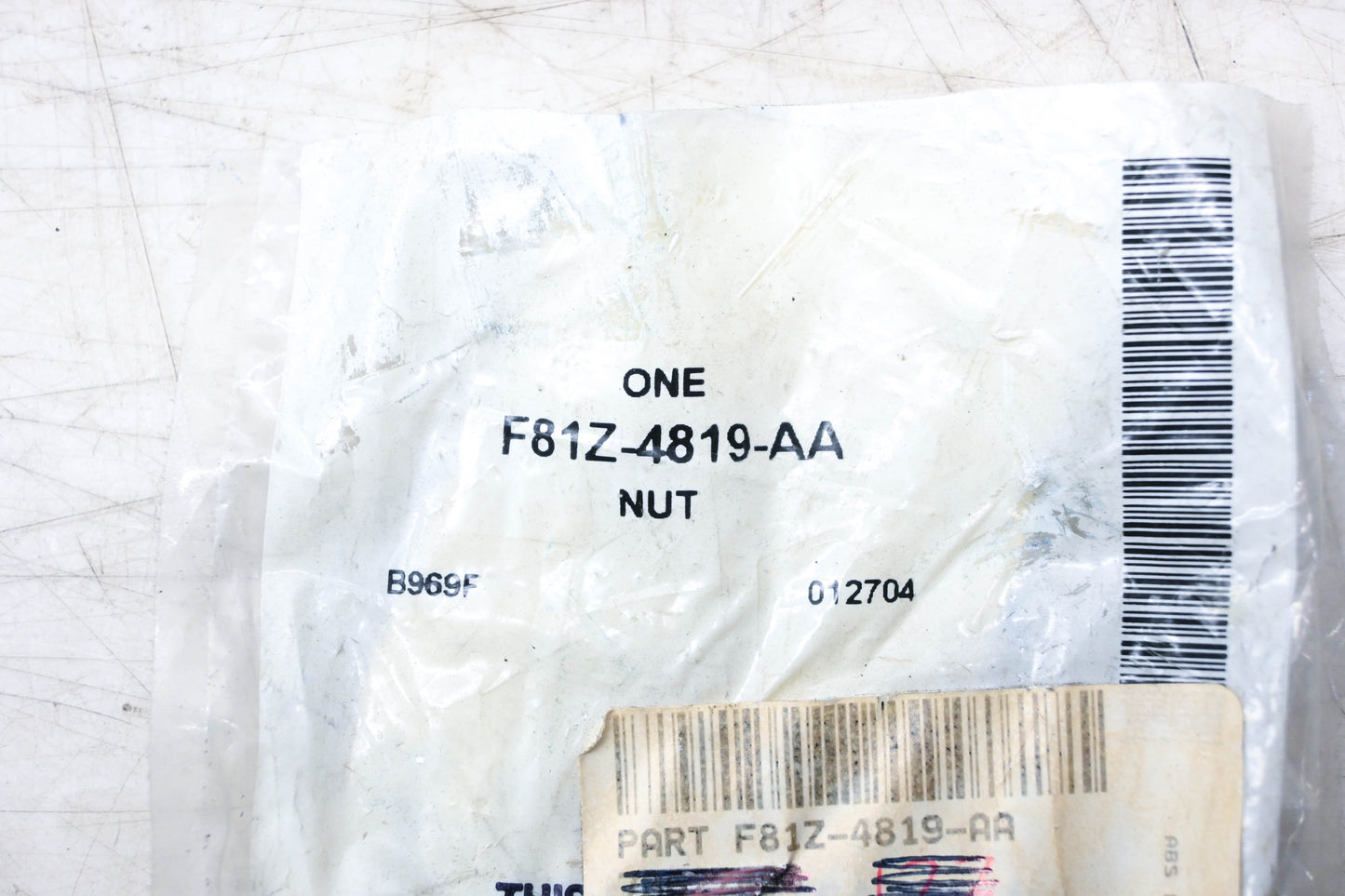 New OEM Ford F81Z-4819-AA Hex Nut NOS