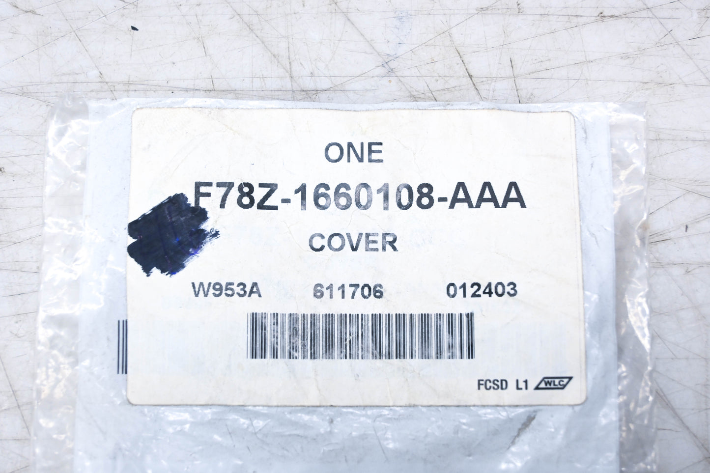 New OEM Ford F78Z-1660108-AAA Seat Back Latch Cover NOS