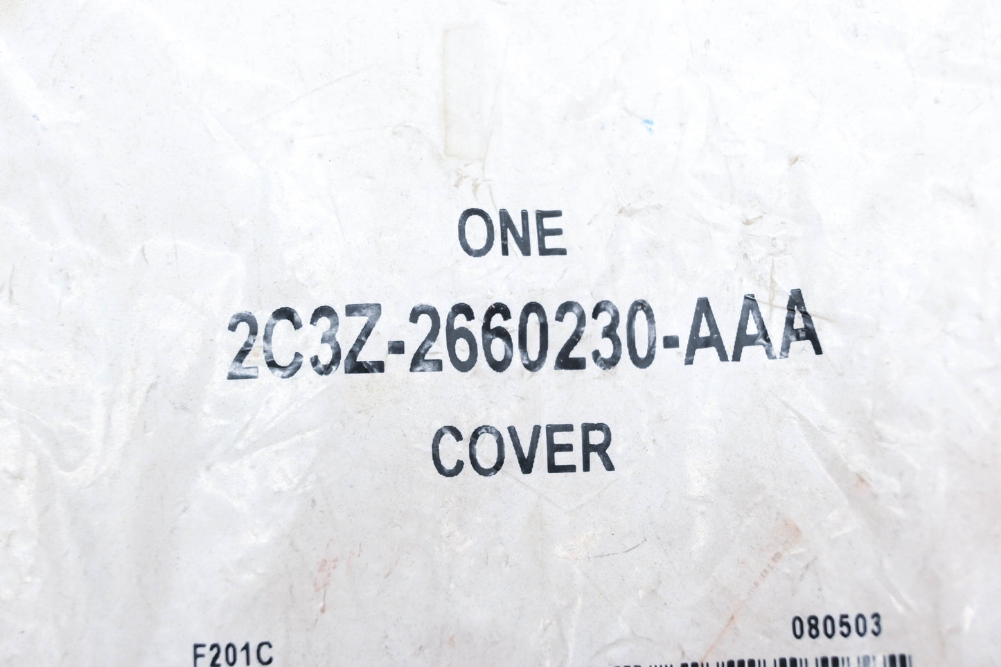 New OEM Ford 2C3Z-2660230-AAA Seat Belt Opening Cover NOS