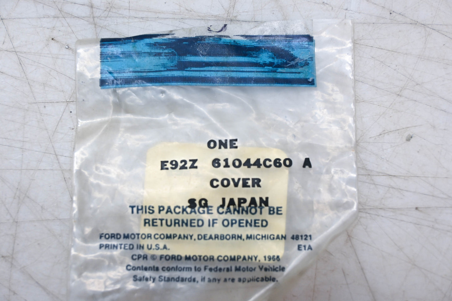 New OEM Ford E92Z-61044C60-A Cover NOS