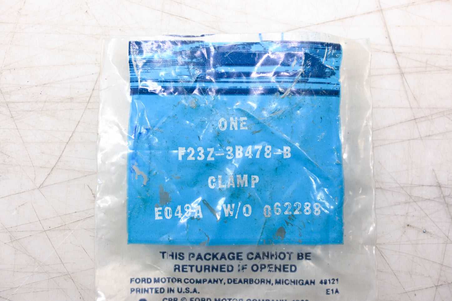 New OEM Ford F23Z-3B478-B Clamp NOS