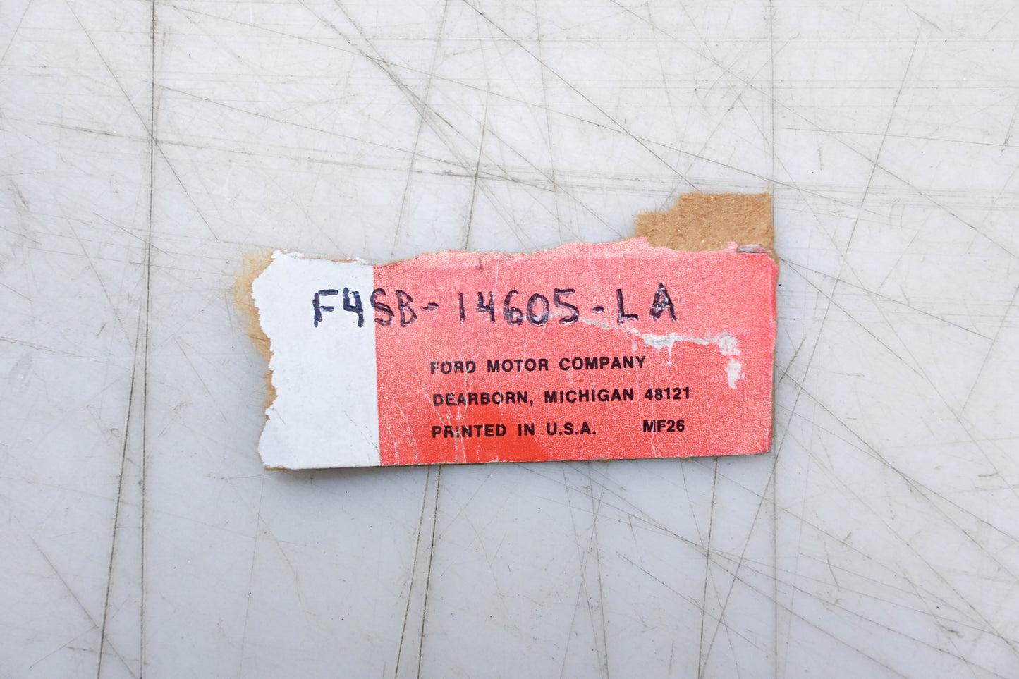 New OEM Ford F4SB-14605-LA Sensor Connector Sleeve Grommet NOS