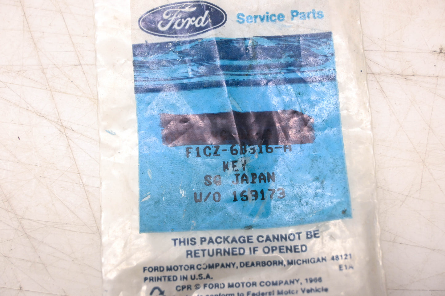 New OEM Ford F1CZ-6B316-A Keys Qty 2 NOS