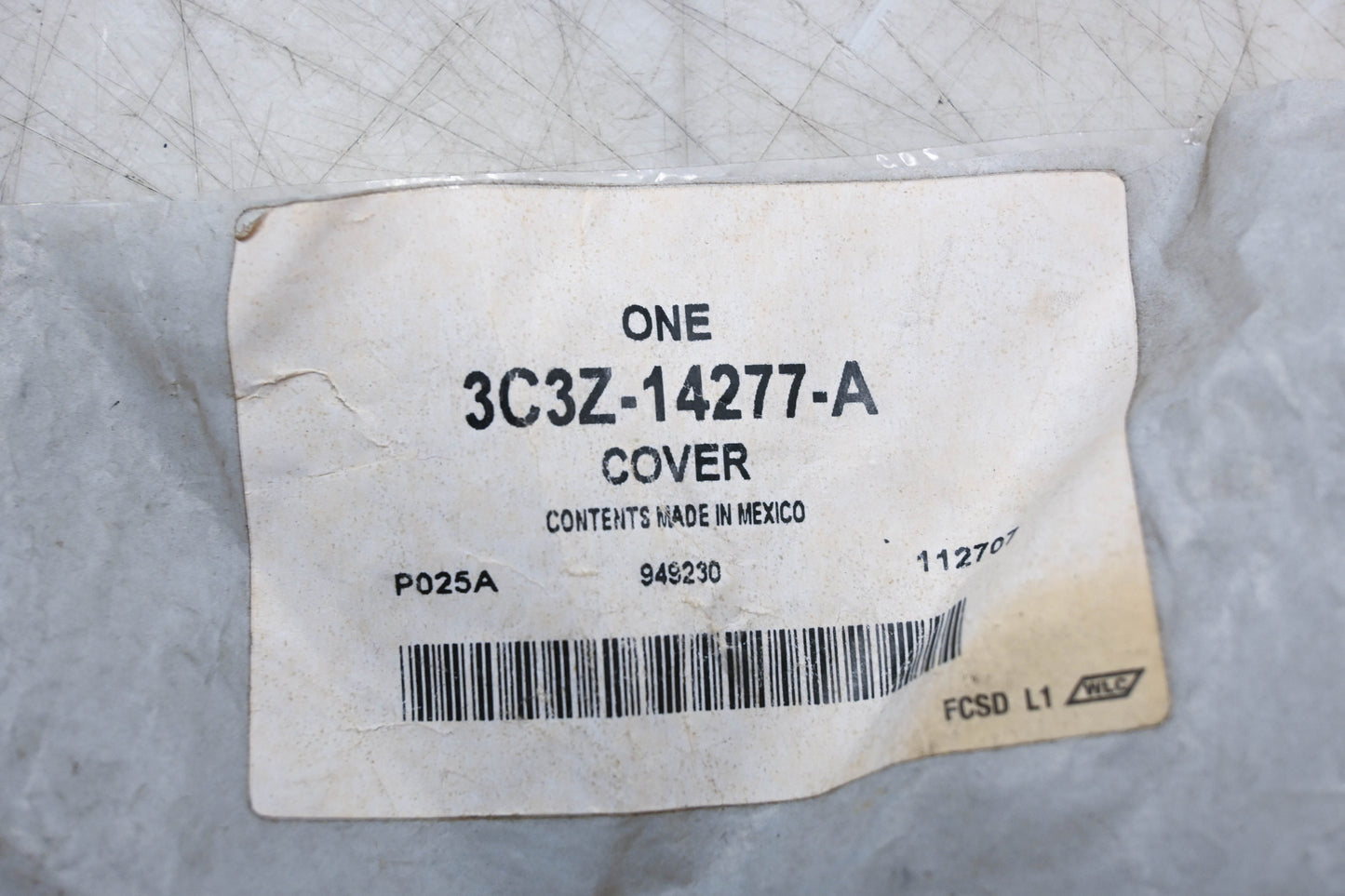 New OEM Ford 3C3Z-14277-A Cover NOS