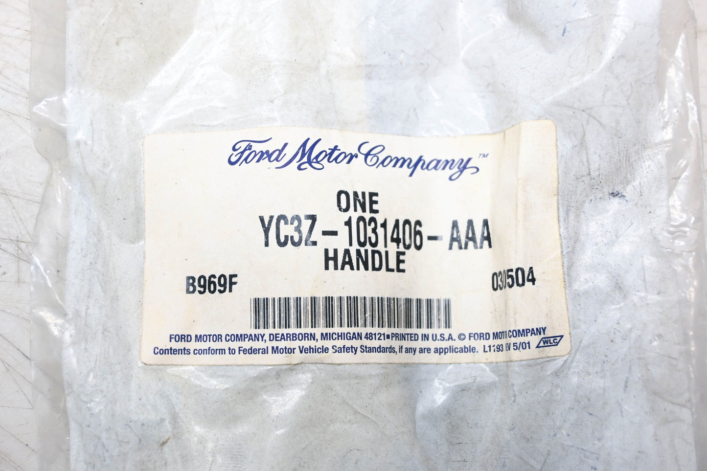 New OEM Ford YC3Z-1031406-AAA Interior Grip Handle NOS