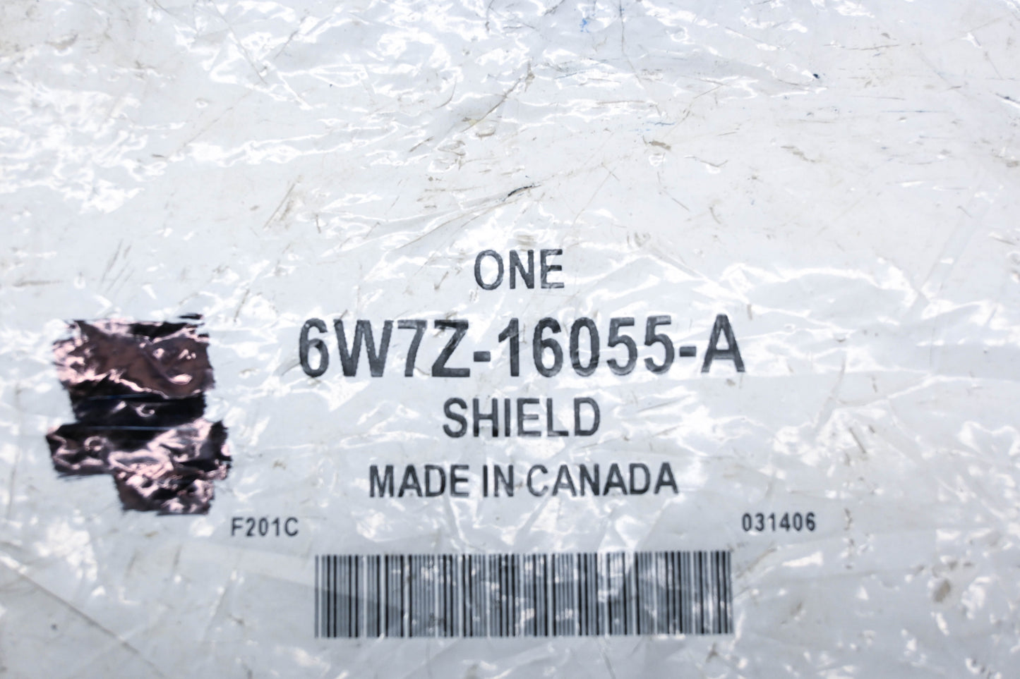 New OEM Ford 6W7Z-16055-A Shield NOS