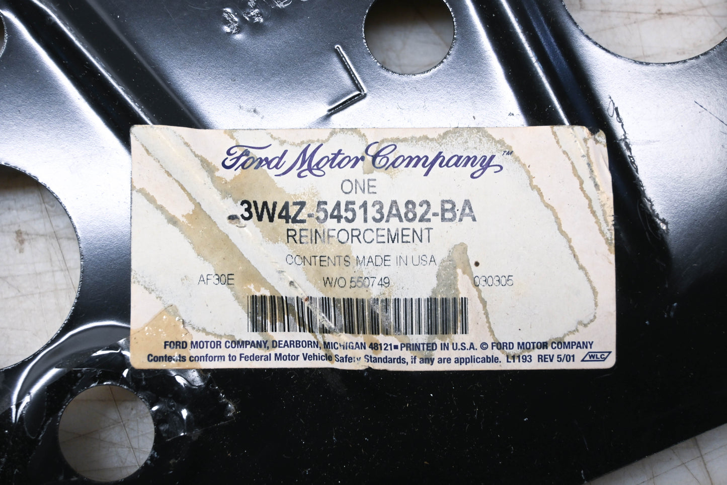 New OEM Ford 3W4Z-54513A82-BA Inner Side Panel NOS