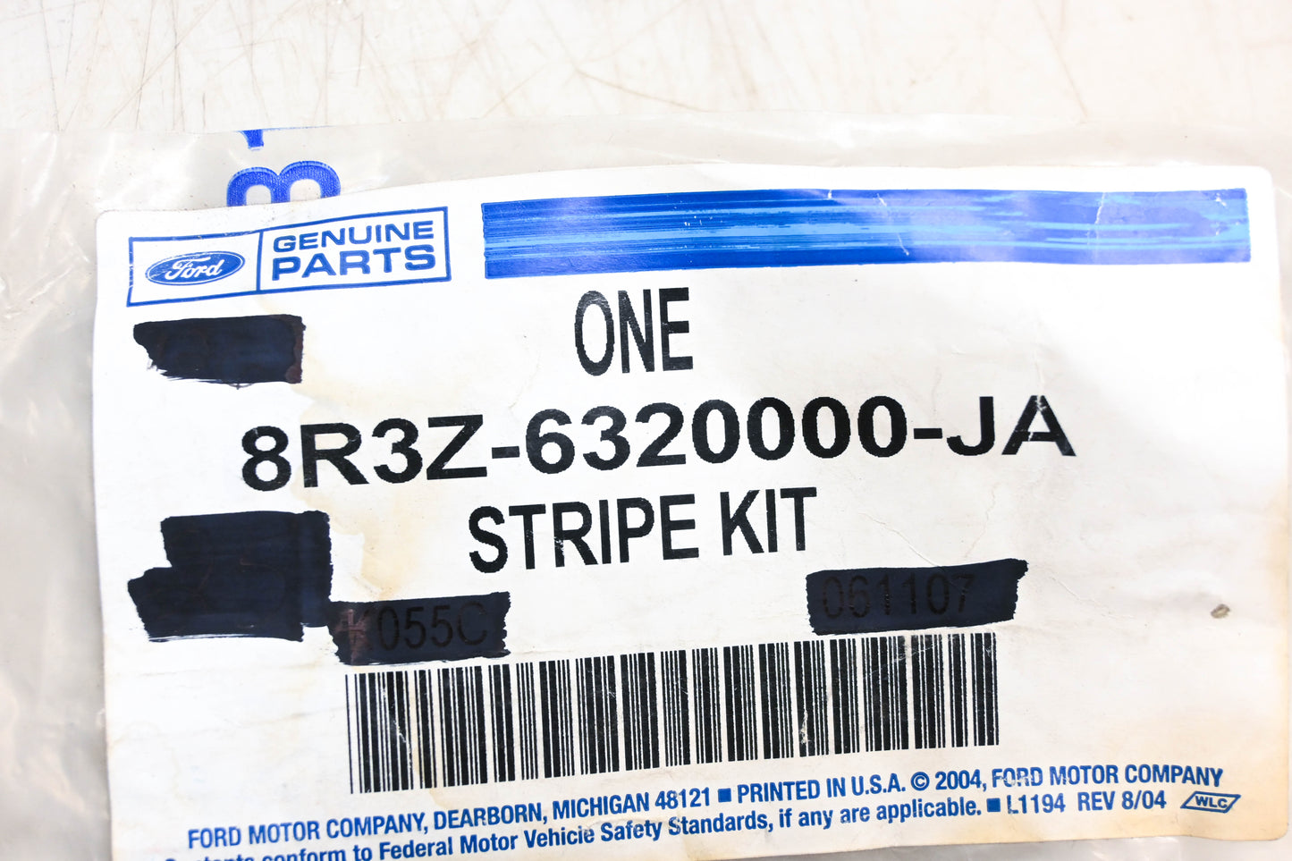 New OEM Ford 8R3Z-6320000-JA Stripe Kit NOS