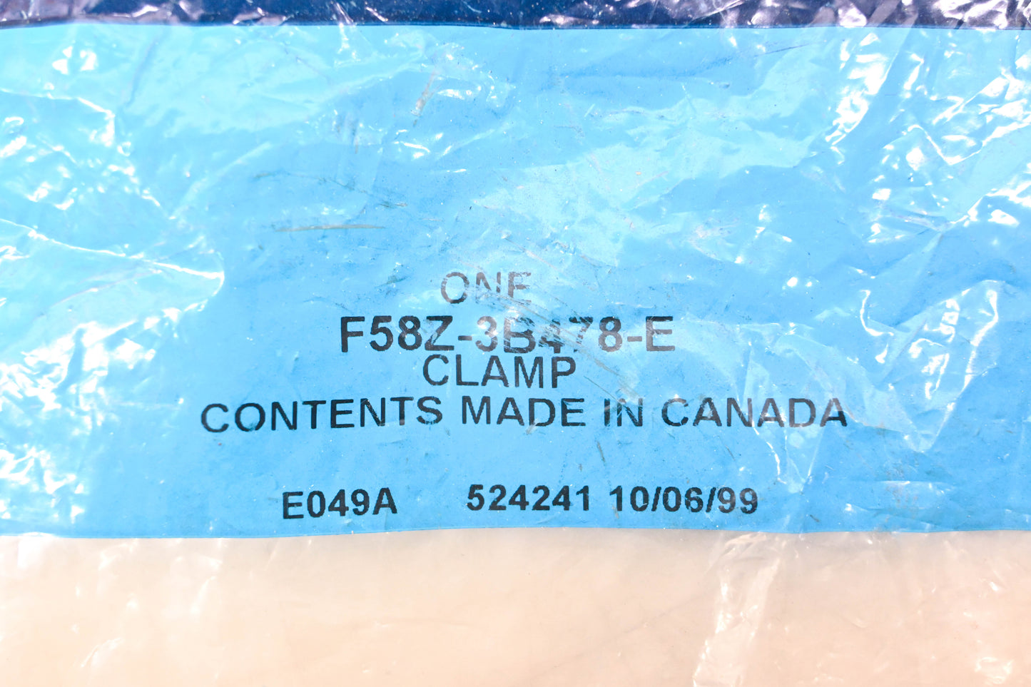 New OEM Ford F58Z-3B478-E Clamp NOS