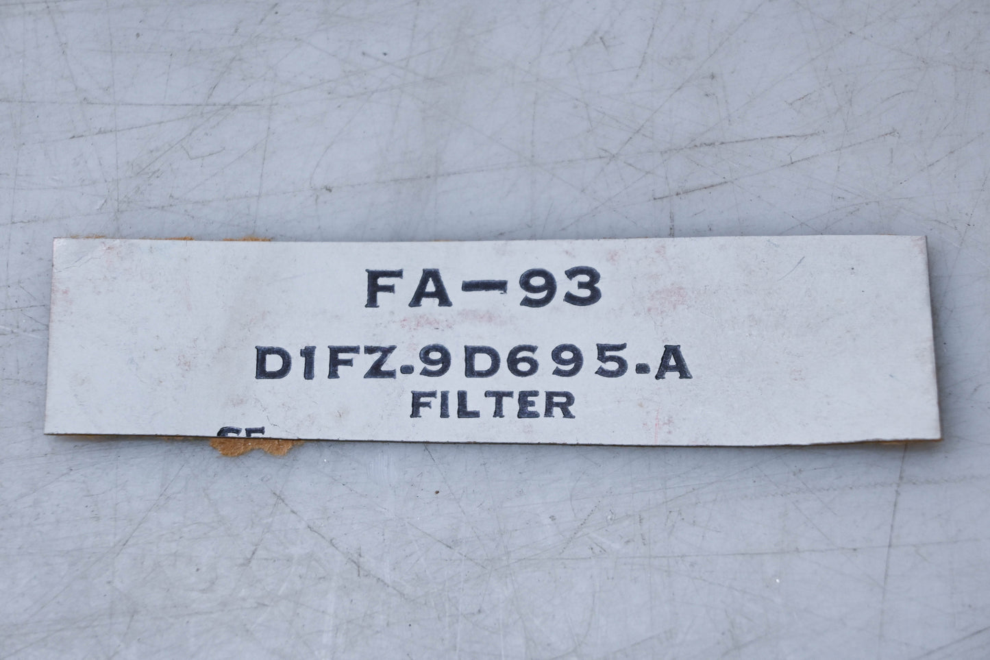 New OEM Motorcraft FA-93, D1FZ-9D695-A Crankcase Breather Filter NOS