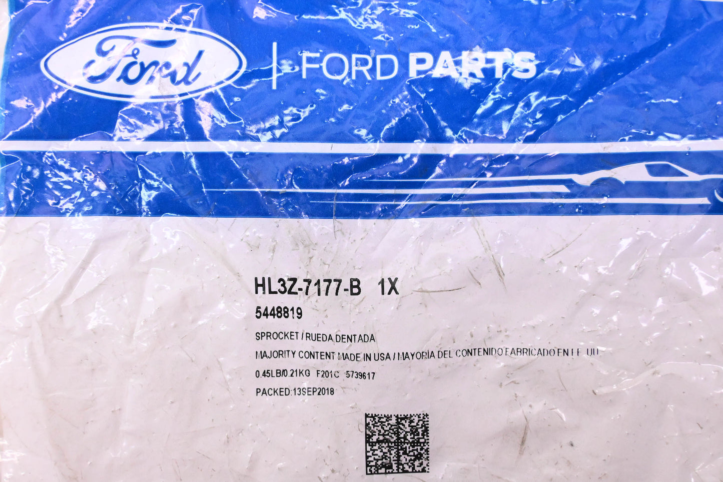 New OEM Ford HL3Z-7177-B, 5448819 Sprocket NOS