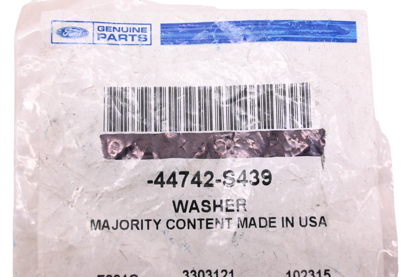 New OEM Ford 44742-S439 Washers Qty 4 NOS