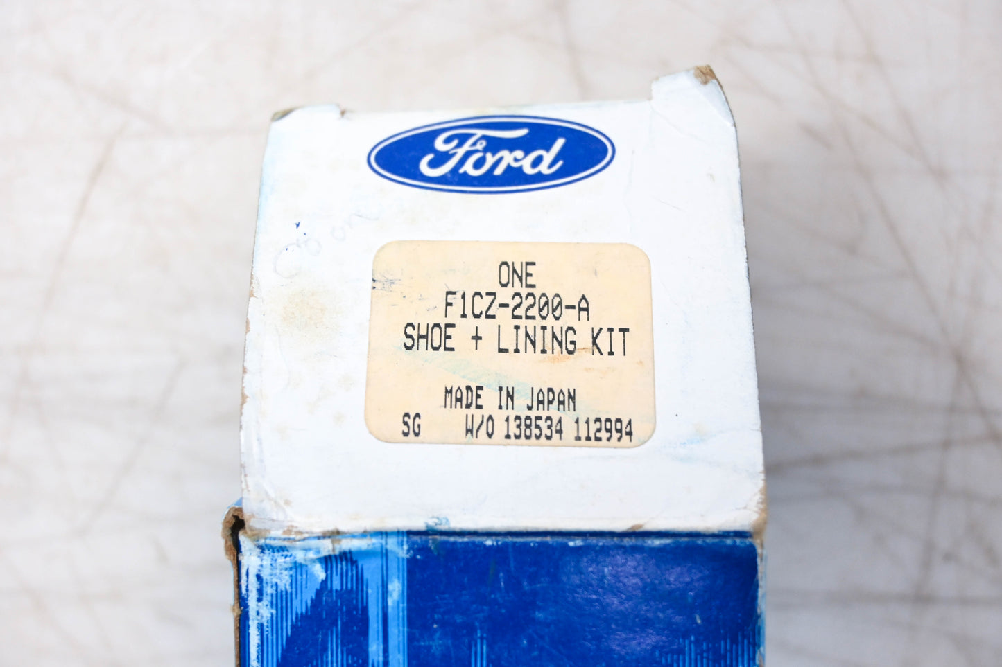 New OEM Ford F1CZ-2200-A Rear Brake Shoe & Lining Kit NOS