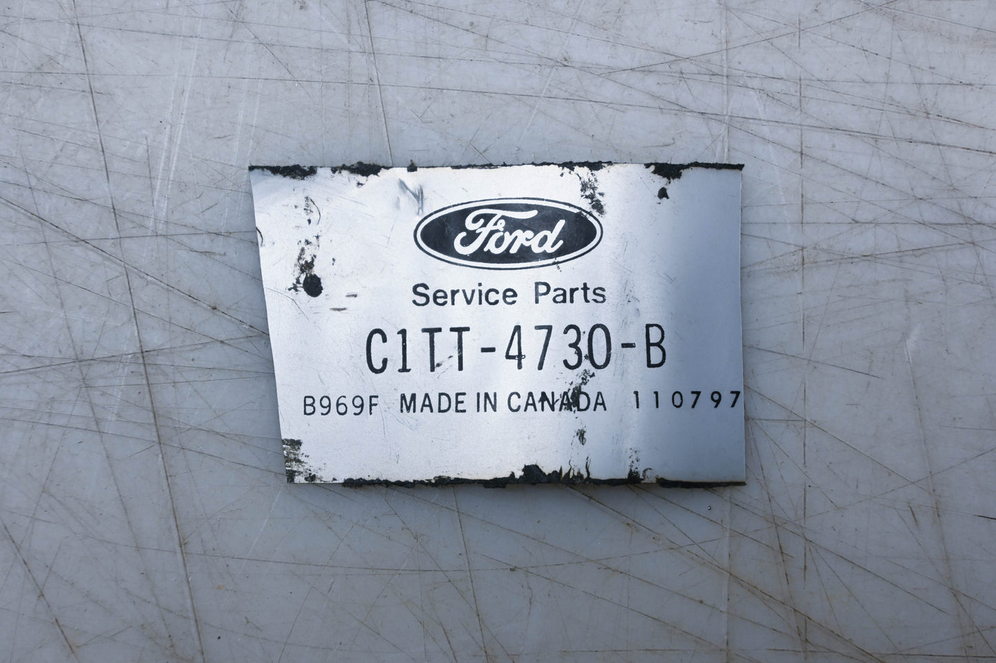 New OEM Ford C1TT-4730-B Rear Axle Bumper NOS