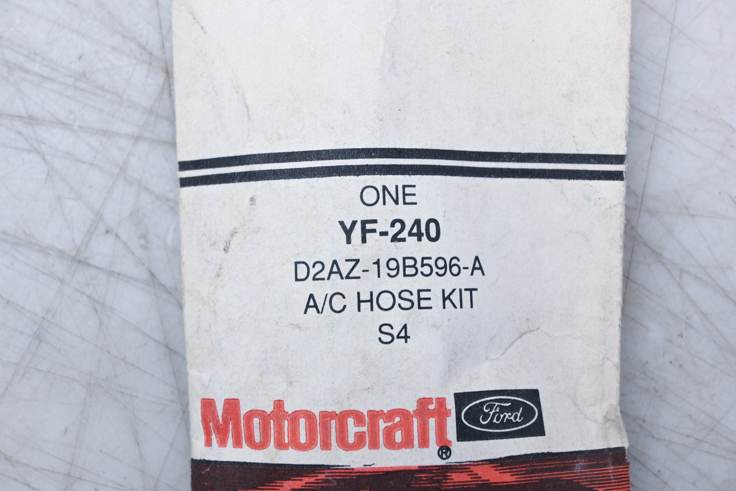 New OEM Motorcraft YF-240, D2AZ-19B596-A AC Hose O-Ring Seal Kit NOS