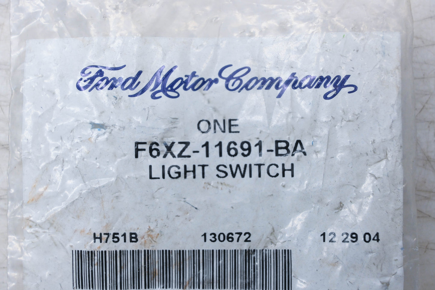 New OEM Ford F6XZ-11691-BA Interior Light Dimmer Switch Assembly NOS