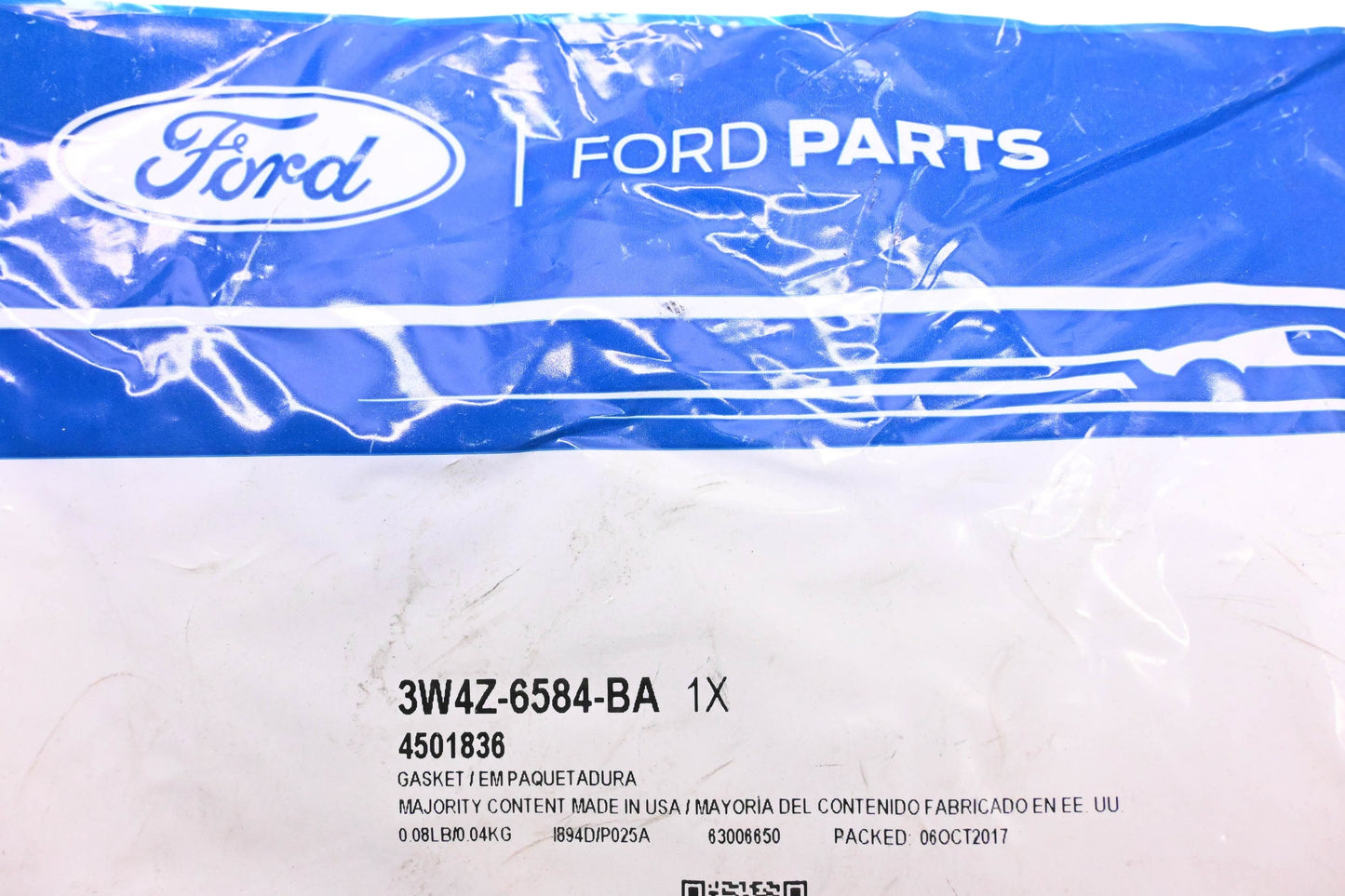 New OEM Ford 3W4Z-6584-BA, 4501836 Valve Cover Gasket NOS