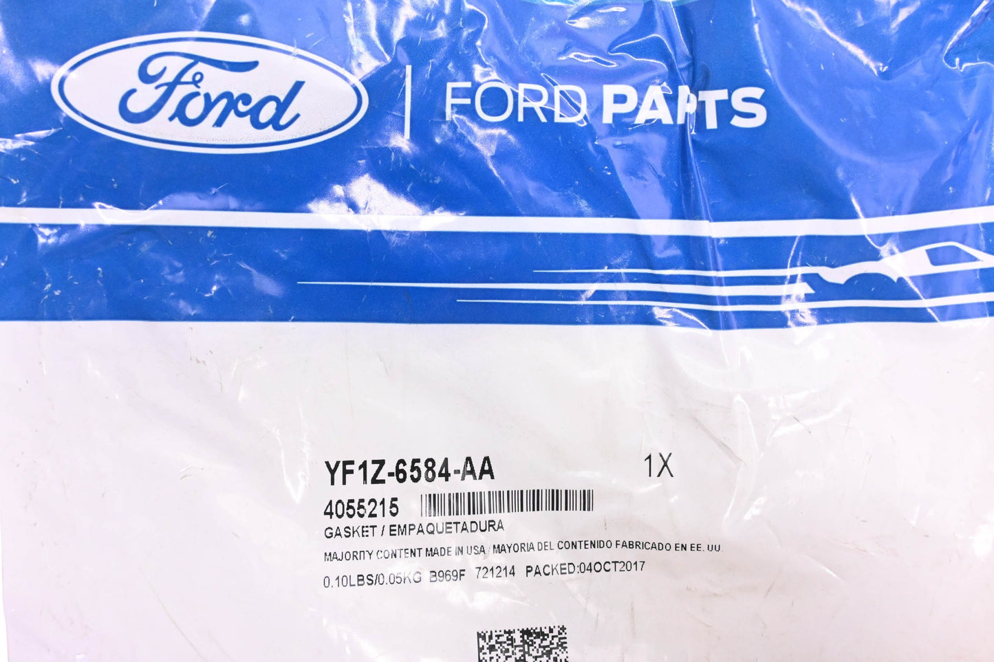 New OEM Ford YF1Z-6584-AA, 4055215 Valve Cover Gasket NOS