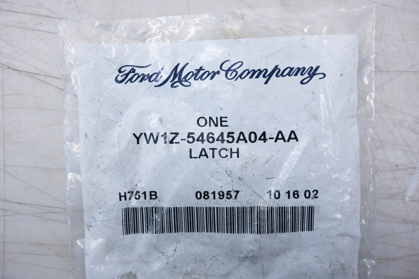 New OEM Ford YW1Z-54645A04-AA Latch Assembly NOS