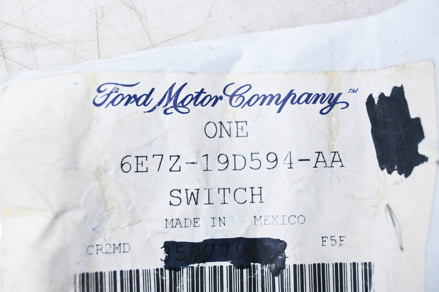 New OEM Ford 6E7Z-19D594-AA AC System Switch Assembly NOS